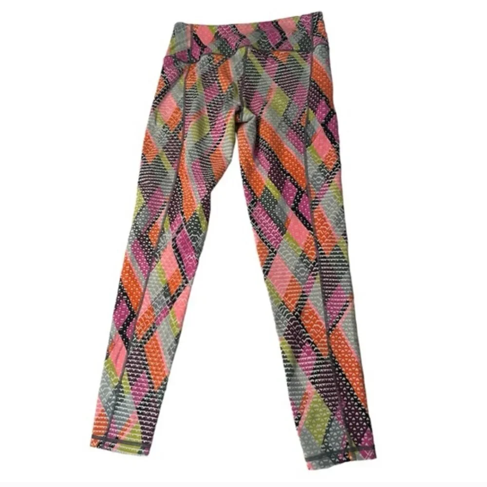 Victoria Sport Knockout Leggings Bold Geo Artsy Athletic Streetwear Sz Small - Picture 5 of 9